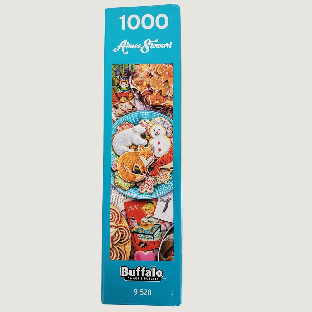Buffalo Games Aimee Stewart Christmas Cookies 1000 Piece Jigsaw Puzzle 91520 New - Picture 5 of 6